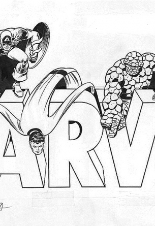 JOHN ROMITA MARVEL SUPERHERO ART