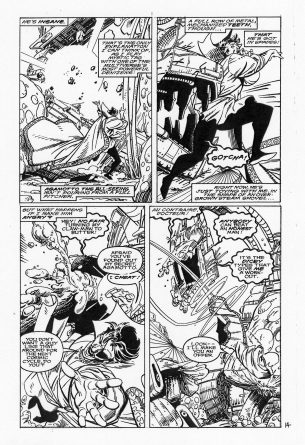 JACKSON GUICE 1989 DR. STRANGE #7 COMIC ARTWORK