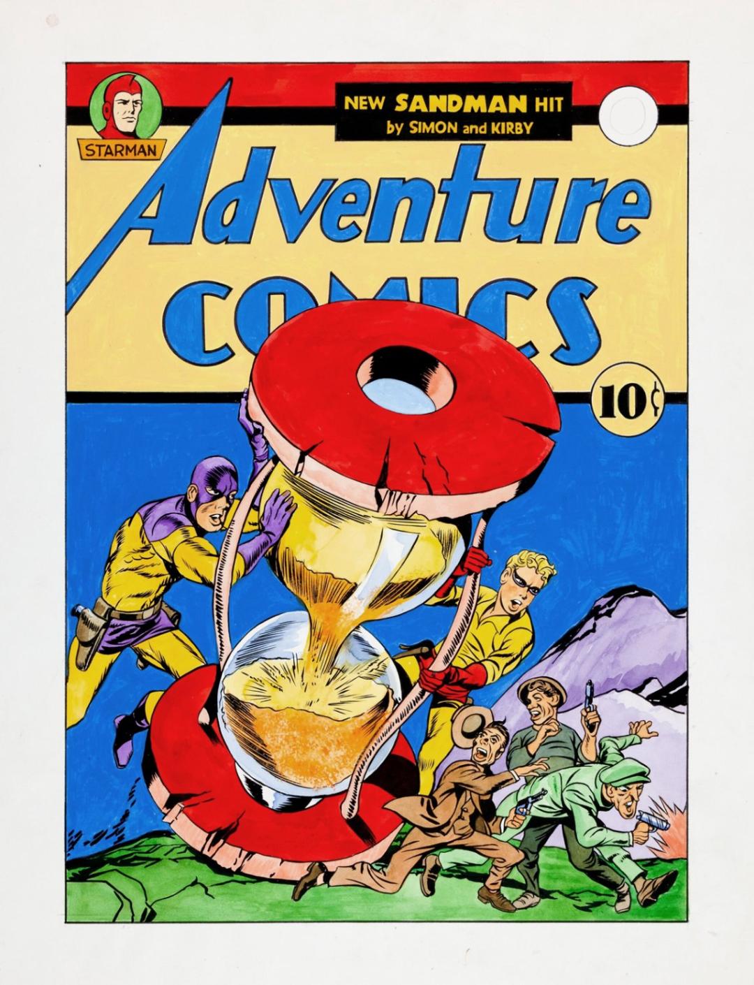 JOE SIMON ADVENTURE COMICS 81 COVER RECREATION