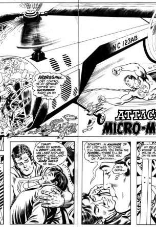 CURT SWAN 1971 ACTION COMICS SUPERMAN ORIGINAL ARTWORK