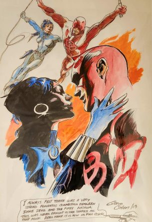 GENE COLAN 2003 DAREDEVIL/BLACK WIDOW SPECIALTY ART